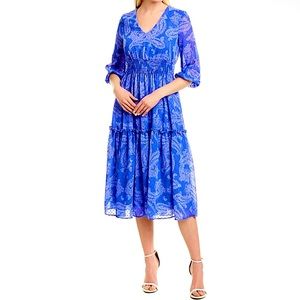 NWT Taylor Forget Me Not Dress